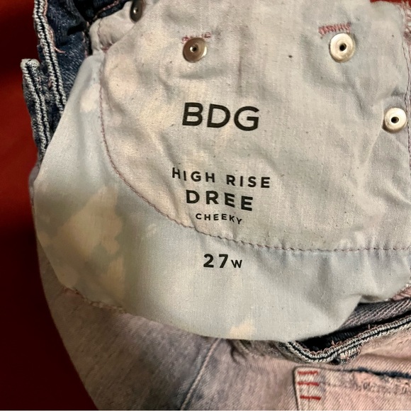 BDG urban outfitters high rise dree distressed studded shorts - Picture 6 of 7